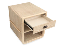 Salt Life Home Sunset Cove Sanibel Brown Rectangular Caster Cocktail Table With Chairside End Table