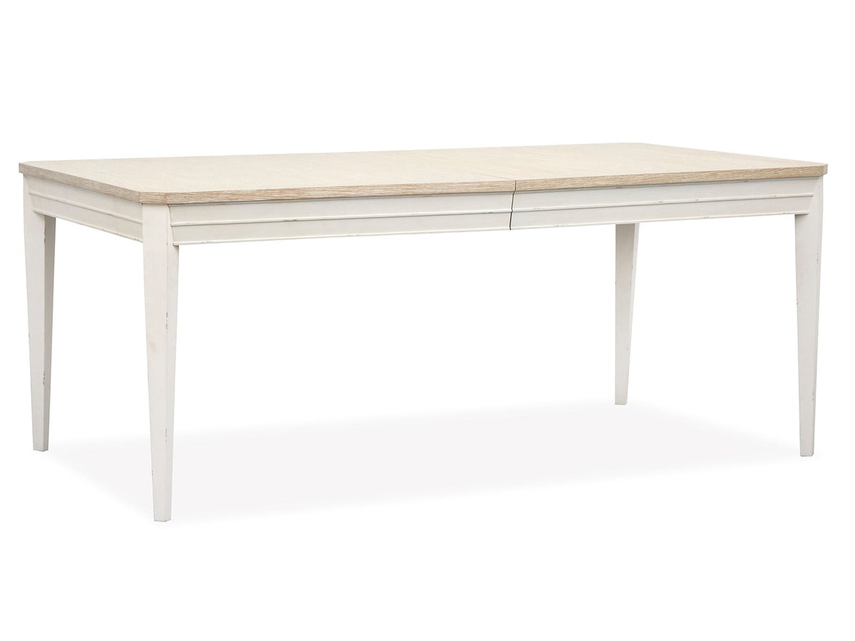 Salt Life Home Echo Isles Sea Pearl And Driftwood Extendable Rectangular Dining Table With 6 Side Chairs And Buffet
