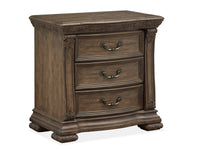 Magnussen Home Durango Willadeene Brown California King Panel Bed With Nightstand