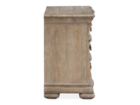 Magnussen Home Marisol Fawn King Panel Bed With Nightstand