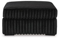Midnight-Madness 2-Piece Sectional and Ottoman