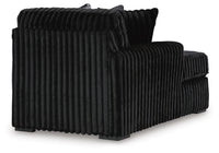 Midnight-Madness 2-Piece Sectional and Ottoman