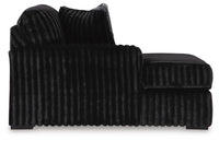 Midnight-Madness 2-Piece Sectional and Ottoman