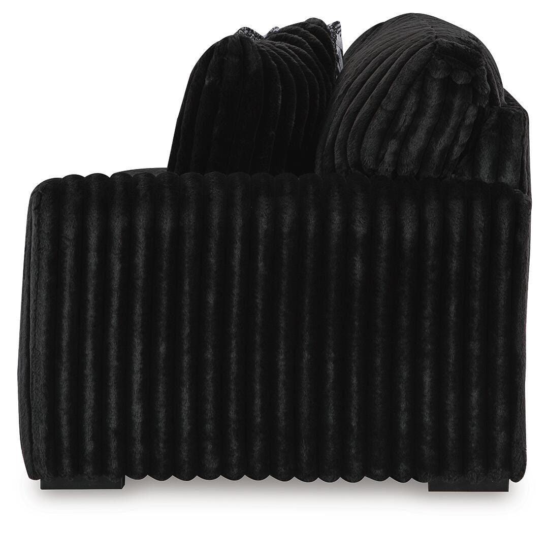 Midnight-Madness 2-Piece Sectional and Ottoman