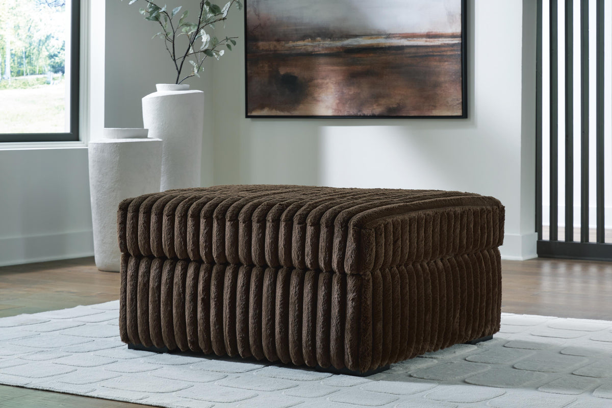 Midnight-Madness 2-Piece Sectional and Ottoman