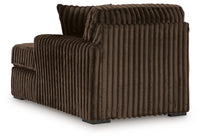 Midnight-Madness 4-Piece Sectional and Oversized Accent Ottoman
