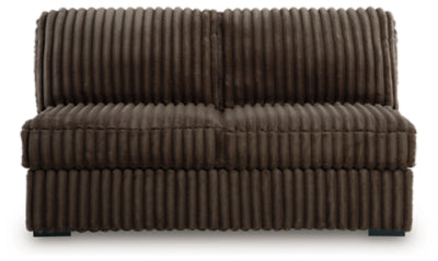 Midnight-Madness 4-Piece Sectional and Oversized Accent Ottoman