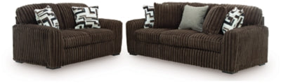 Midnight-Madness Sofa and Loveseat