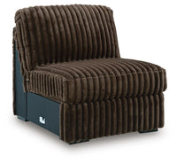 Midnight-Madness 3-Piece Sectional, Oversized Chair and Ottoman