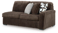 Midnight-Madness 3-Piece Sectional, Oversized Chair and Ottoman