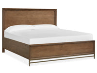 Magnussen Home Lindon Belgian Wheat And Coffee Bean King Panel Bed