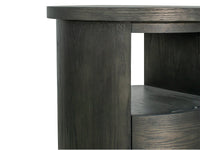 Magnussen Home Bosley Coffee Bean Round Cocktail Table With 2 Round End Table