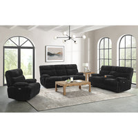 Admiral Power Motion Sofa in Masis Black