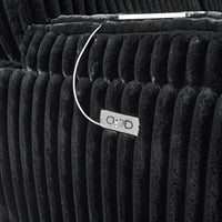 Admiral Power Motion Sofa in Masis Black