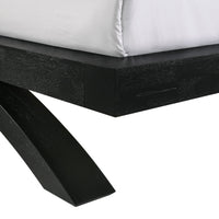 Allan King 4PC Bedroom Set with 2 Nightstands & Chest in Black