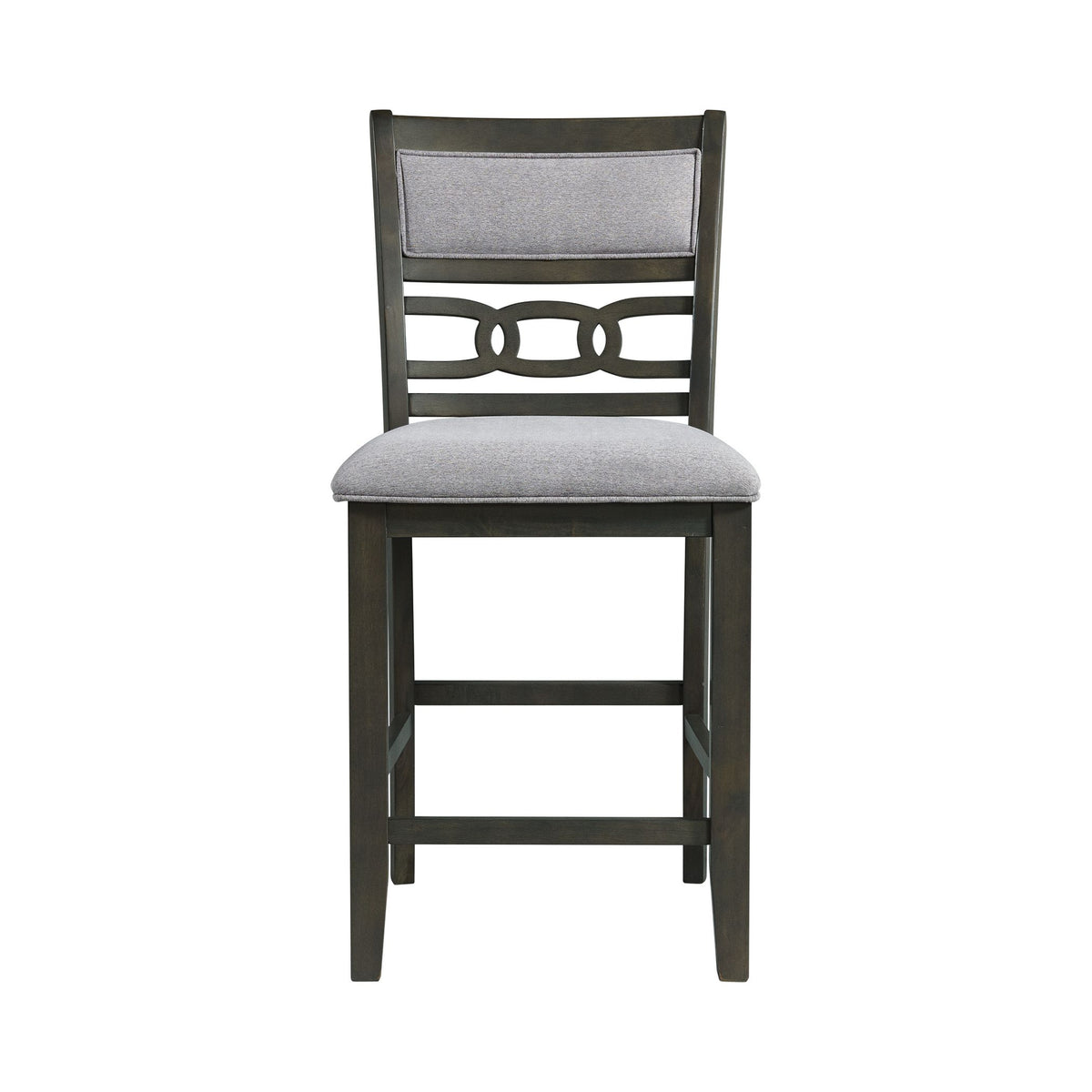 Amherst Counter Side Chair W/Fabric Cushion Grey Finish (2 Per Pack)