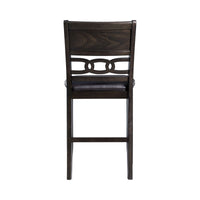 Amherst Counter Side Chair W/PU Cushion Dark Finish (2 Per Pack)