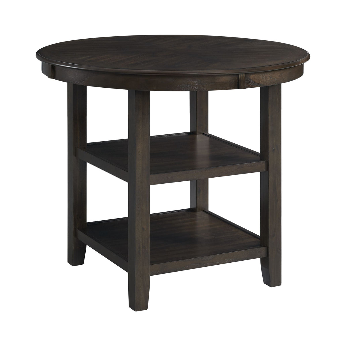 Amherst Counter Height 5PC Dining Set-Table and Four Side Chairs in Walnut