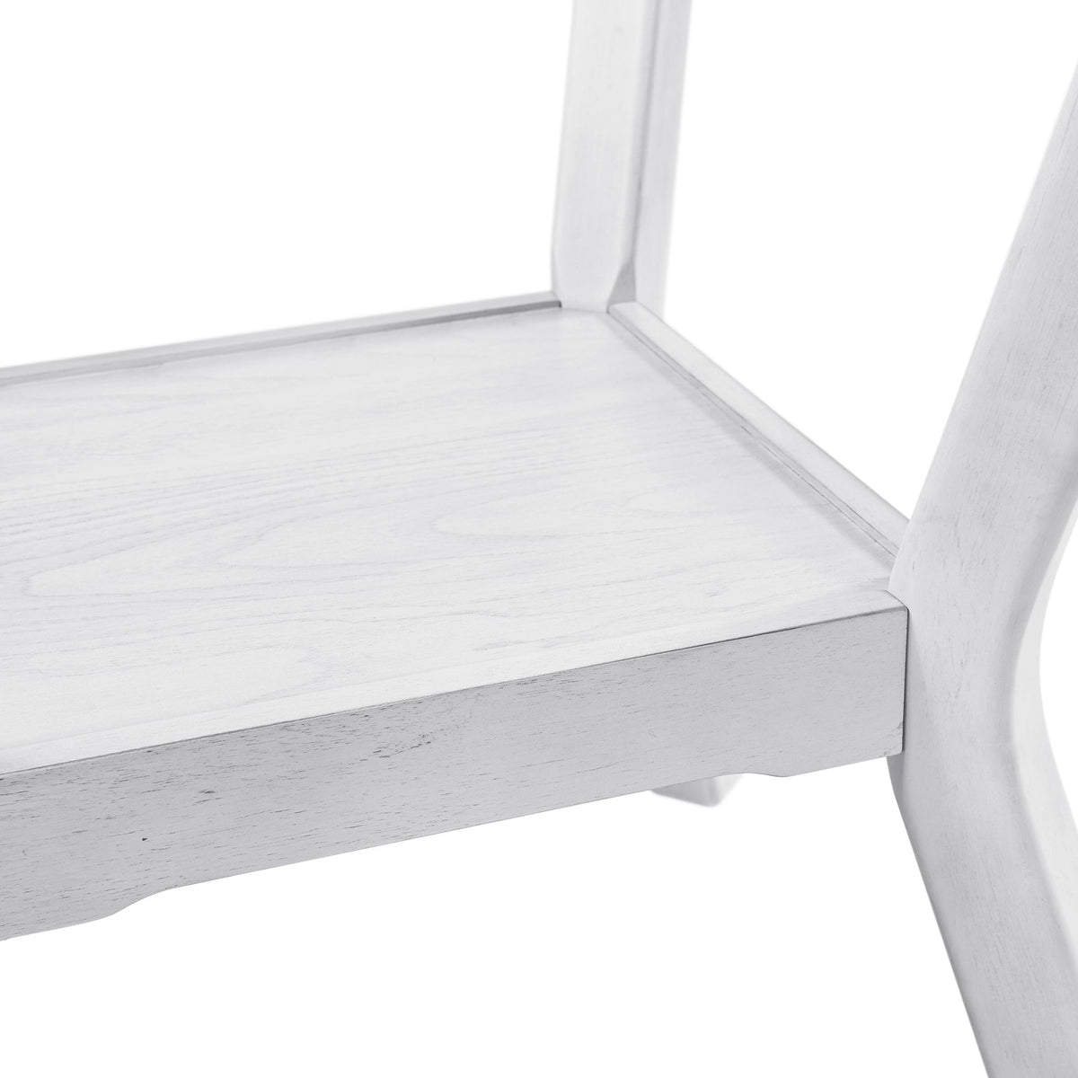 Amherst Dining Table w/Wood Leg White Finish