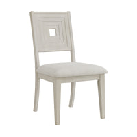 Avalanche 5PC Standard Height Dining Set in Antique White-Table and Four Chairs
