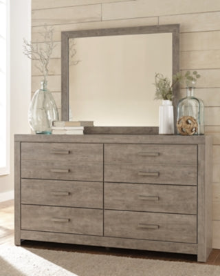 Culverbach Queen Bed with Mirrored Dresser and 2 Nightstand