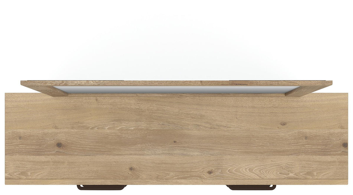 Brozmont Full Panel Platform Bed, Dresser and Mirror
