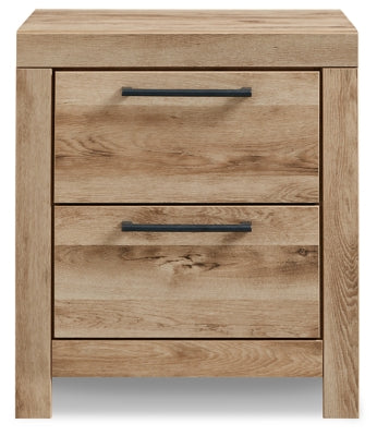 Hyanna King Panel Storage Bed, Dresser, Mirror and Nightstand