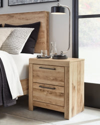 Hyanna King Panel Storage Bed, Dresser and 2 Nightstands