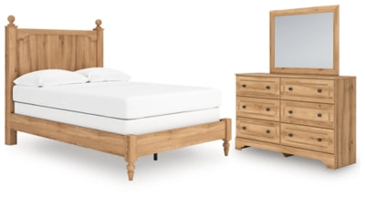 Aleaport Full Panel Bed, Dresser and Mirror