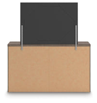 Kendanport King Upholstered Bed, Dresser, Mirror and Chest