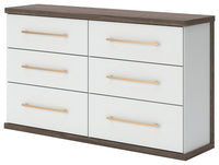 Kendanport Dresser and 2 Nightstands