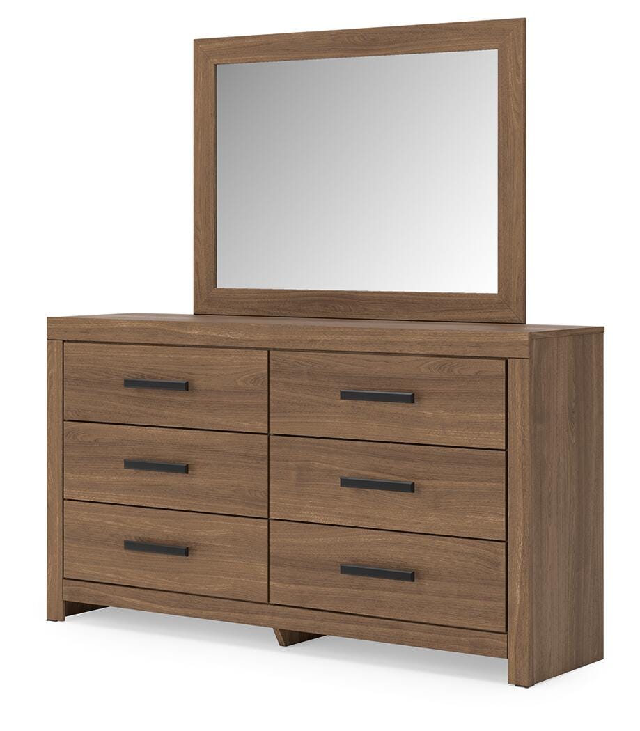 Broachmyn Panel Bed, Dresser, Mirror and Nightstand