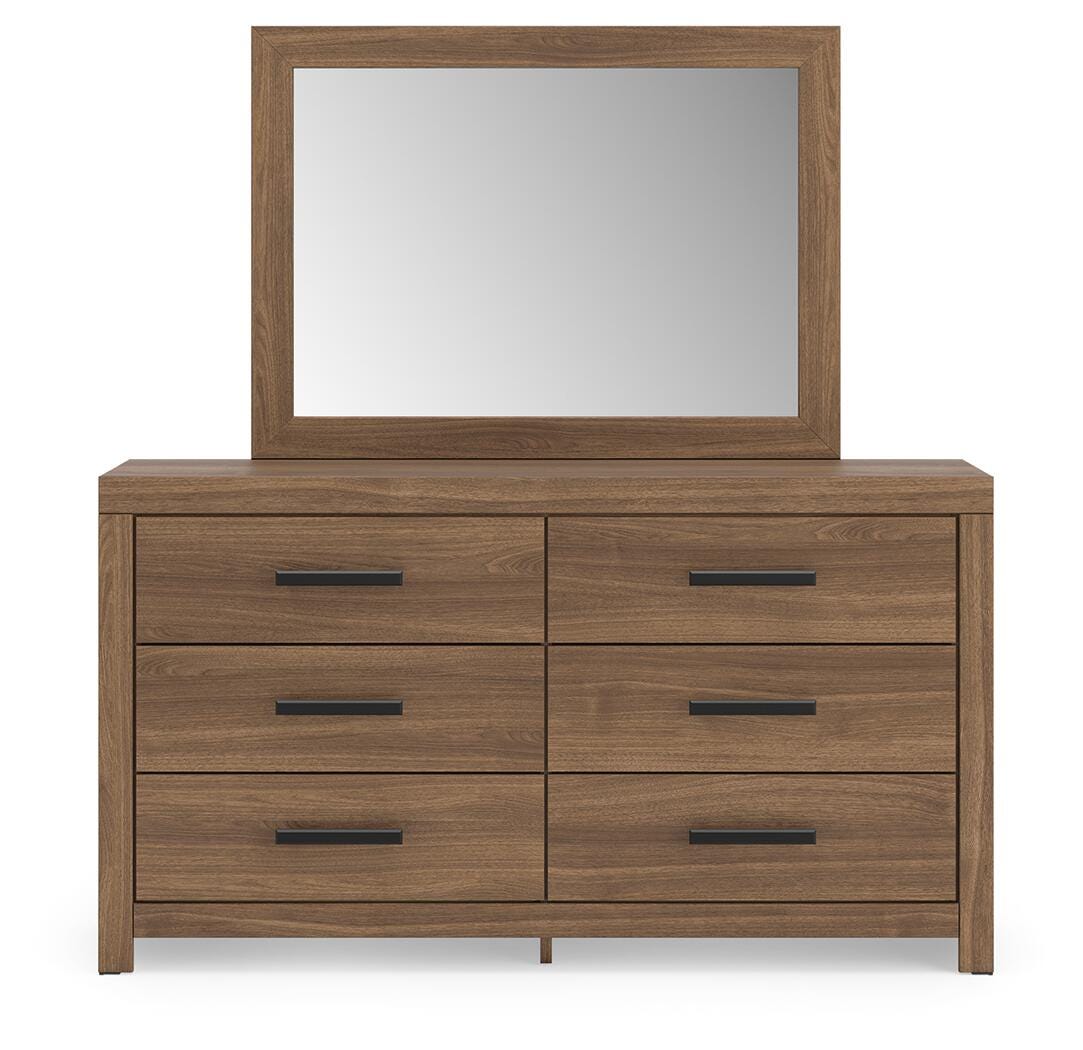 Broachmyn Panel Bed, Dresser, Mirror and Nightstand