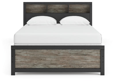 Broachmyn Queen Bookcase Panel Bed