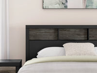 Broachmyn King Bookcase Panel Bed