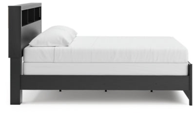 Broachmyn King Bookcase Panel Bed