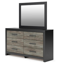 Broachmyn Panel Bed, Dresser, Mirror and Nightstand