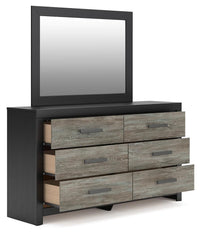 Broachmyn Panel Bed, Dresser, Mirror and Nightstand