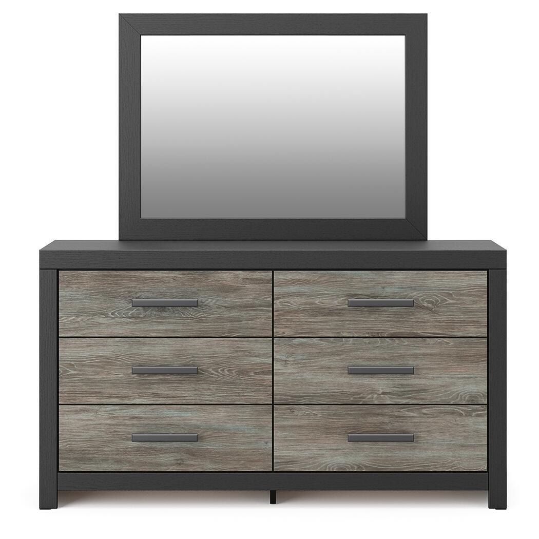 Broachmyn Panel Bed, Dresser, Mirror and Nightstand