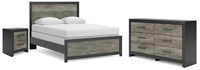 Broachmyn Queen Panel Bed, Dresser and Nightstand