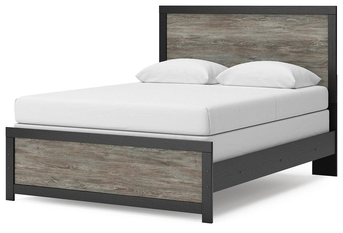 Broachmyn Panel Bed, Dresser, Mirror and Nightstand