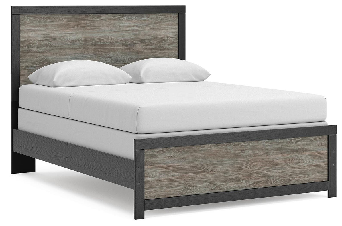 Broachmyn Panel Bed, Dresser, Mirror and Nightstand