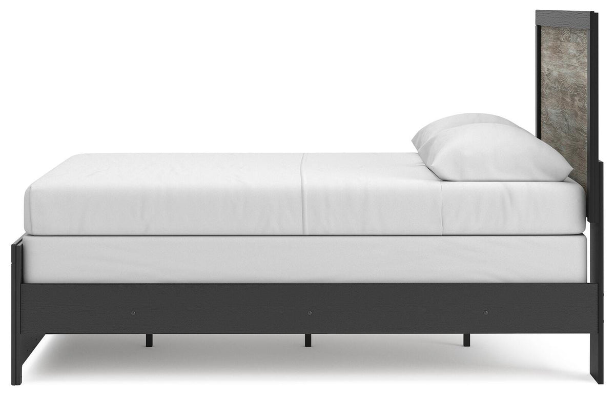 Broachmyn Panel Bed, Dresser, Mirror and Nightstand