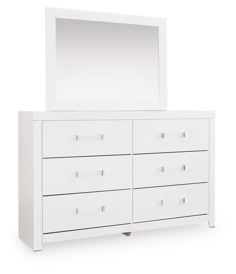 Maeling Dresser and Mirror