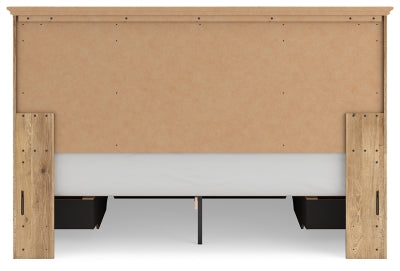 Makidern King Panel Storage Bed