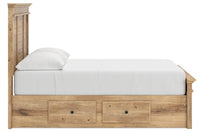 Makidern Full Panel Storage Bed