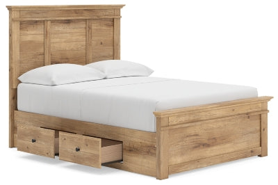 Makidern Full Panel Storage Bed