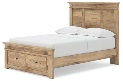 Makidern Full Panel Storage Bed