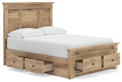 Makidern Full Panel Storage Bed