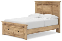 Makidern Full Panel Storage Bed